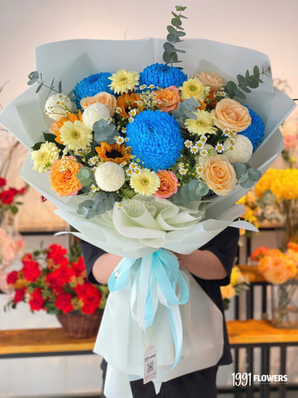 Bó hoa CÚC MẪU ĐƠN NHẬP MALAYSIA